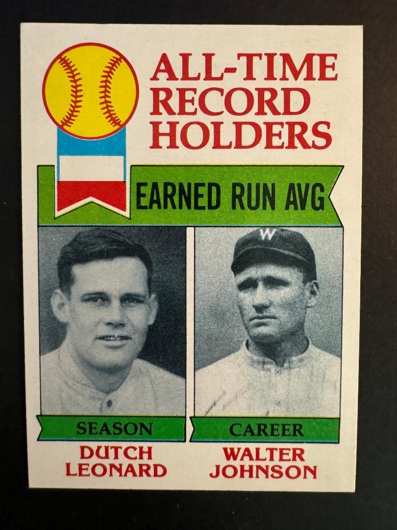1979  Topps  Baseball  # 418  All-Time Record Holders