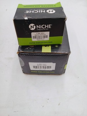 NICHE INDUSTRIES STARTER MOTOR C-SMO-0207 & SOLENOID C-SSL-0014 LOT NEW FREE SH