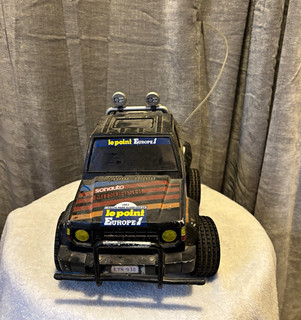 Tamiya Mitsubishi Pajero 1:10 Electric 2WD Off Road RC Truck RTR Black/Red/Blue
