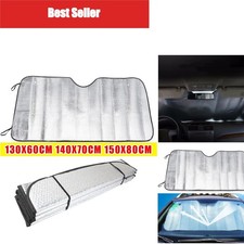 Car Windshield Sun Shade 140x70cm Foldable Anti-UV Front Rear Window Visor