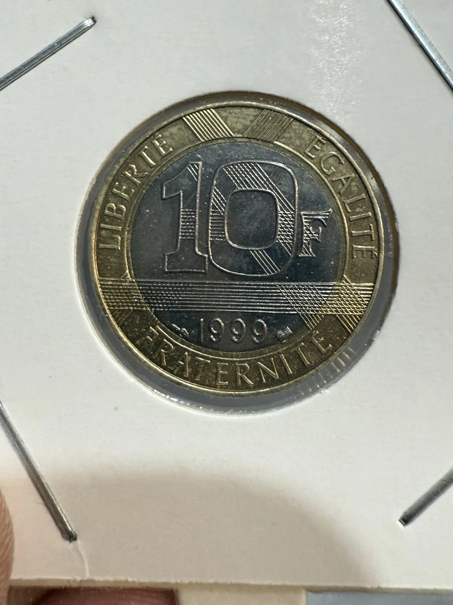 10 Francs 1999 BE Génie (Belle Épreuve) – FDC Du Coffret – F.375/16 Var. Pessac