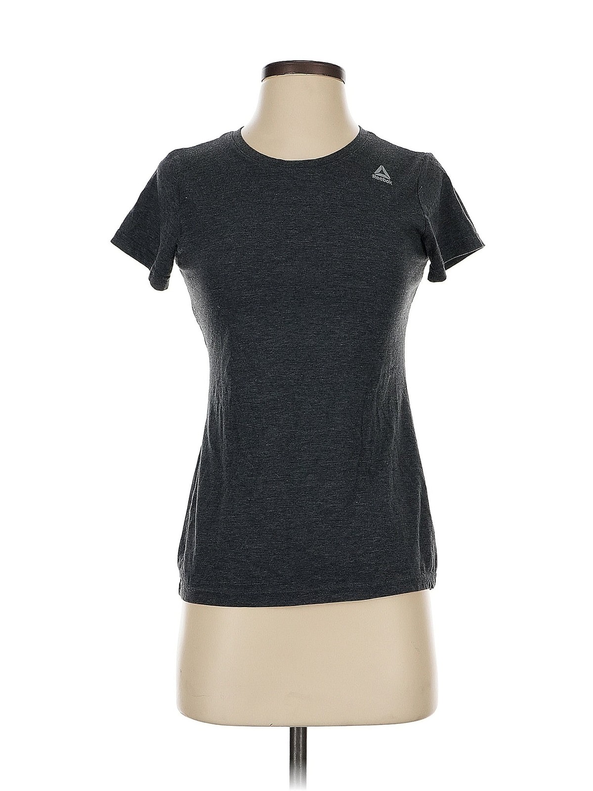 Reebok Women Gray Active T-Shirt XS