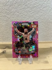 Michael Chiesa 2022 Panini Prizm UFC Pink Ice Prizm Card #110