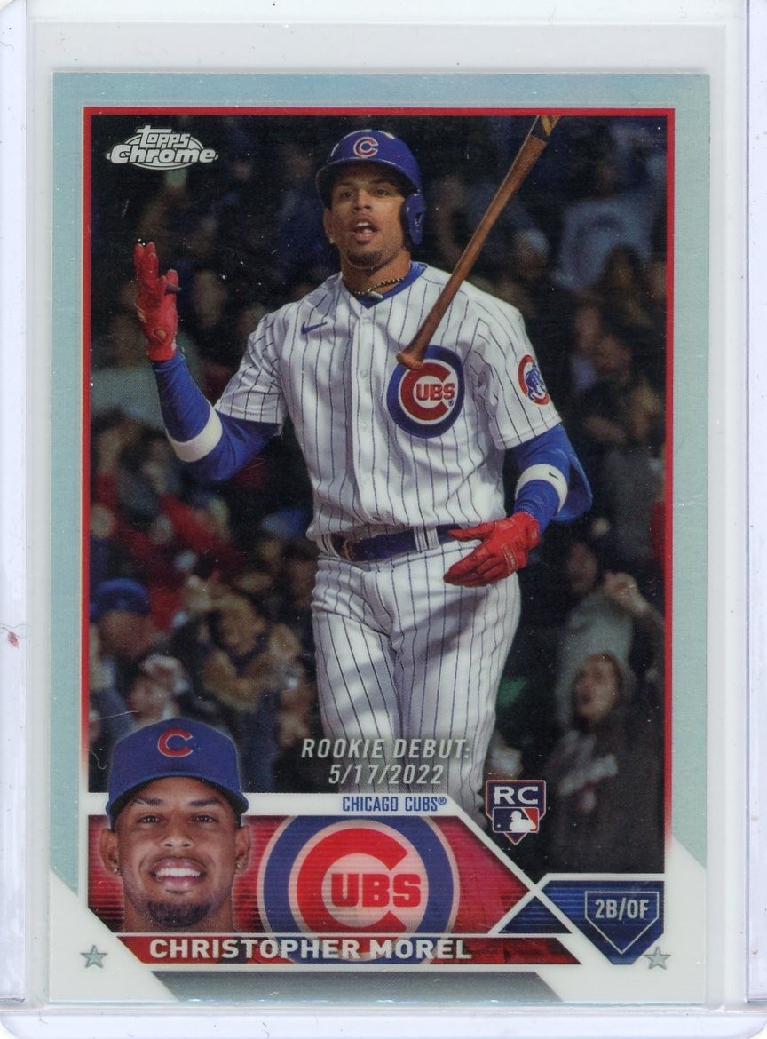 2023 Topps Chrome Update Christopher Morel Rookie Debut Silver Refractor #USC106