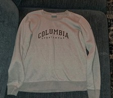 Columbia Sportswear Company Women  s Sweatshirt, Gray Size Small Slim fit