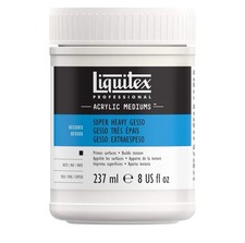 Liquitex Professional Acrylic Super Heavy White Gesso Surface Prep 237ml (7808)