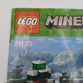 Lego Minecraft 21120 Instruction Manual Book REPLACEMENT The Snow Hideout