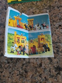 Lego Yellow Castle 375/6075 1981 100%  complete no figures 