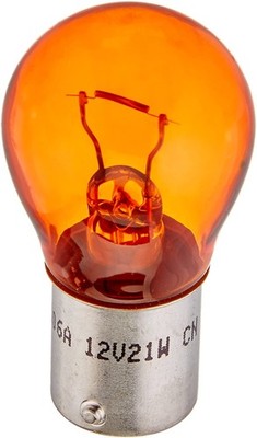 HELLA 7506ATB Bulb 12V 21W Ba15S S8 Amber (2)