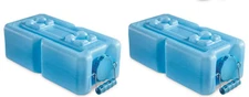 WaterBrick Portable Water Storage Container 3.5 Gallon ea Stackable - New 2 Pack