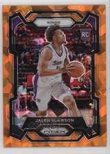 2023-24 Panini Prizm Orange Ice Prizm Jalen Slawson #149 0a21
