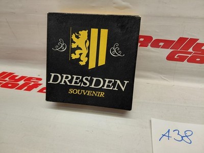 DDR DRESDEN SOUVENIER GLASUNTERSETZER UNTERSETZER NEU OVP VEB PLAST DEKOR OSTALG