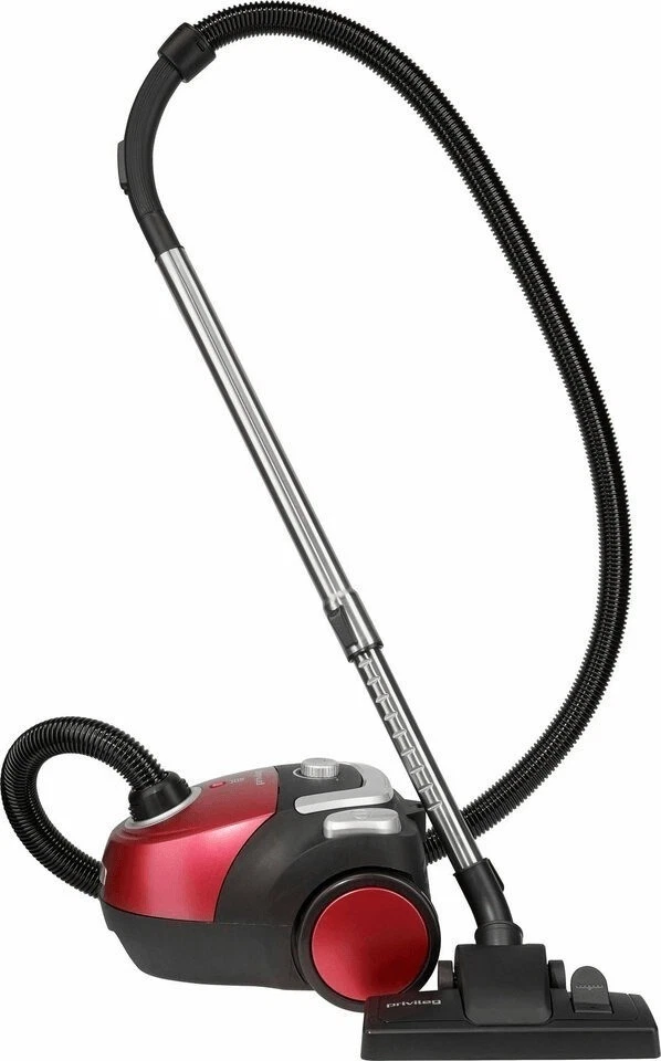 Bodenstaubsauger  Rot Schwarz 700W Turbodüse Beutel Privileg CJ151JCP-070 369330 - Bild 3 von 4