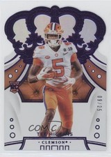 2020 Chronicles Draft Picks Crown Royale Mirror Purple 9/25 Tee Higgins #24 4z8