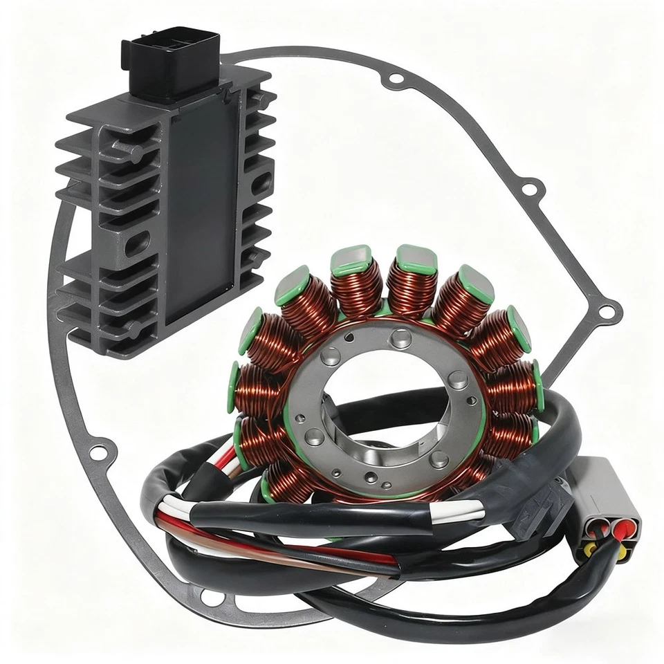 Stator&Voltage Regulator+Gasket for Kawasaki VN900 Vulcan 900 Classic LT 06-2023 - Imagem 4 de 4