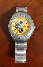 Festina Bike Watch - Excellent Condition -Alarm Chrono Yellow