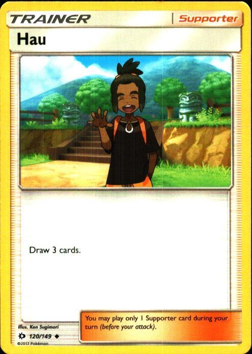 Hau 120/149 UC SM Base Set Pokemon LP