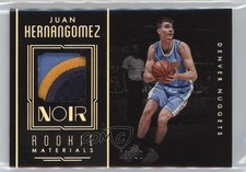 2016-17 Panini Noir Rookie Materials Color 3/10 Juan Hernangomez #7 Patch 6fs