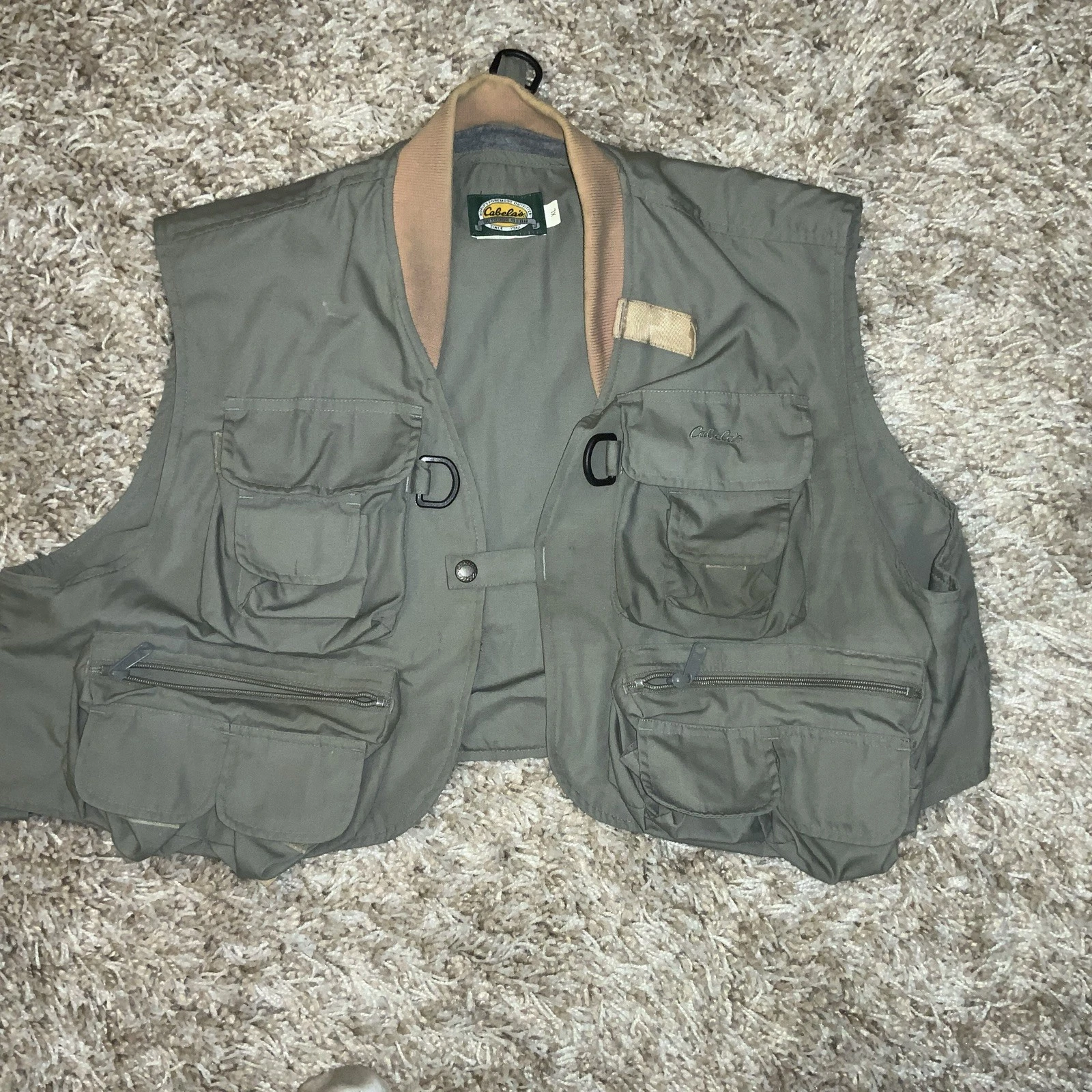 Cabelas Fly Fishing Vest Size XL