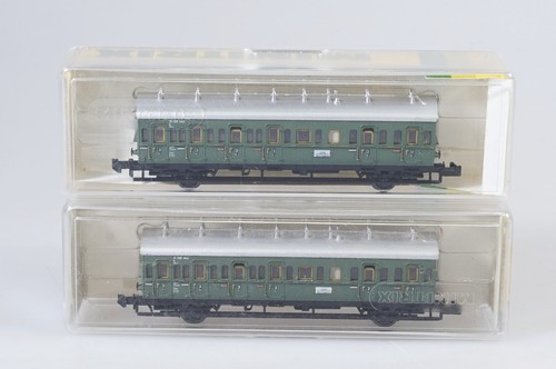 (0173) 2 Minitrix  3058 Personenwagen 2/3. Kl.  in OVP | Condition: Gebraucht