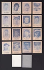 1948-1949 R346 BLUE TINT Complete Set ~ 48 different PRIVATELY REPRINTED