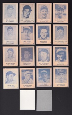 1948-1949 R346 BLUE TINT Complete Set ~ 48 different PRIVATELY REPRINTED