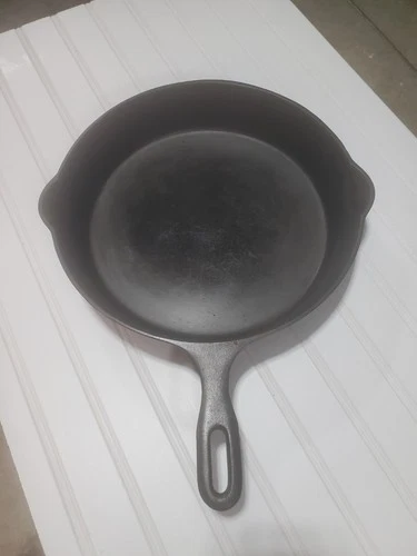 Vintage Griswold Iron Mountain 1083 No 10 Cast Iron Skillet Restored