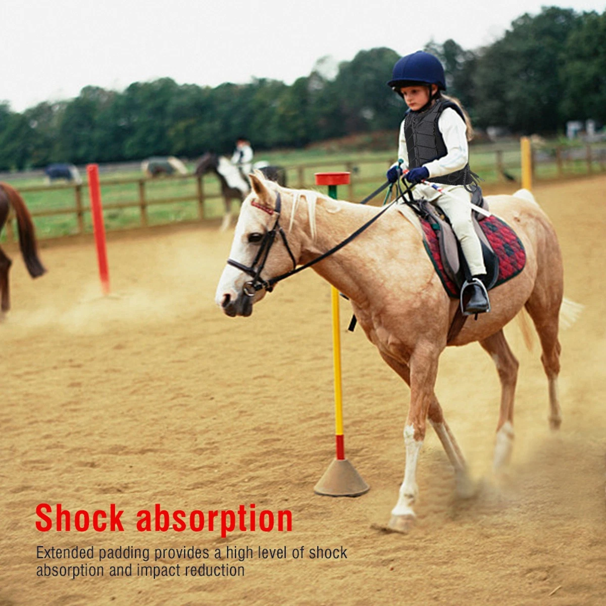 (CL)Protective Horse Riding Training Safety Vest For Boys Girls Children HE
