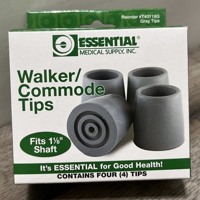 4 Essential Medical Supply Replacement Walker Commode Tips For 1 1/8'' Shaft