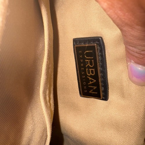 Urban Expressions Tan and Black Crossbody Bag - Picture 8 of 10