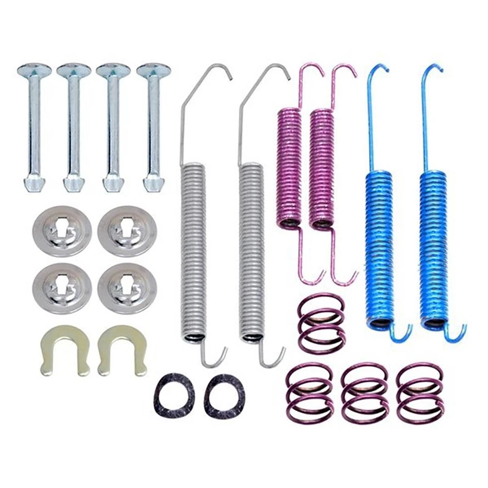 Kit de herrajes de tambores de freno y zapatas de freno trasero para Saturn SL1 1991-2002 Foto 3 de 4