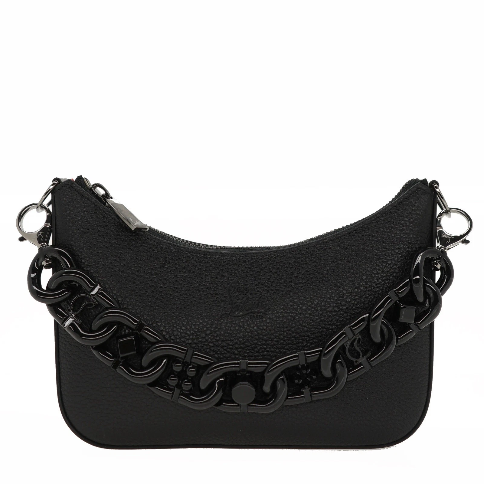 Christian Louboutin — Christian Louboutin Loubila Chain Mini Shoulder Bag Black Leather New