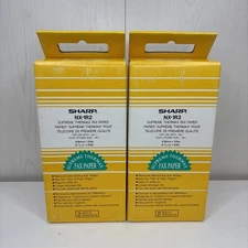 SHARP MX-1R2 Supreme Thermax Fax Paper, 2 Boxes (4 Rolls), 8-1/2" x 65FT / NOS
