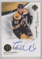 2010-11 Ultimate Collection Signatures Zach Hamill #US-ZH Rookie Auto RC