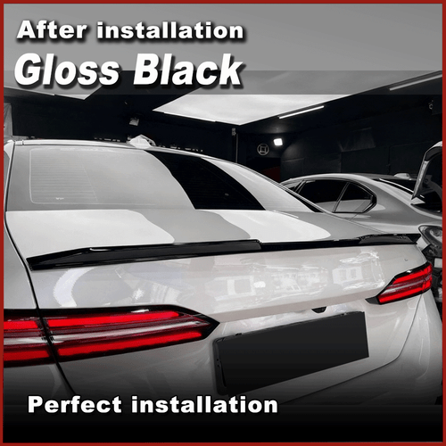 Alerón trasero negro brillante alerón labio alerón para BMW G60 530i 540i i5 G90 M5 - Imagen 5 de 11