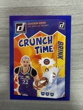 2025 Panini Donruss WNBA Cameron Brink Crunch Time Press Proof Blue #17