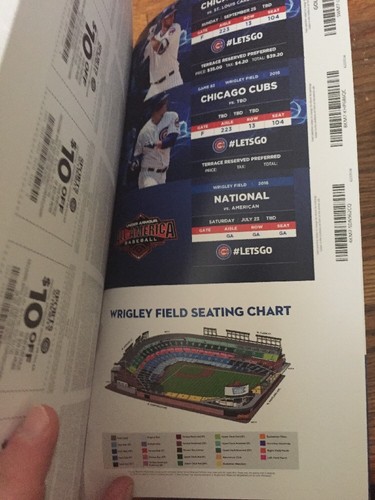Chicago Cubs 2016 Season Tickets Book Complete And Mint - Picture 4 of 12