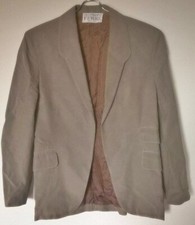 GIANFRANCO FERRE BLAZER SILK BROWN SIZE LARGE