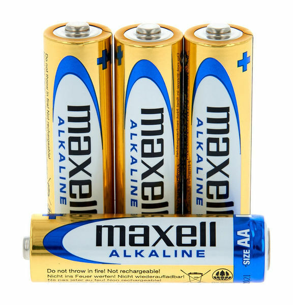 128 Batterie ( 64 AAA + 64 AA ) Maxell Pile Alkaline Batteria 1 5V LR03 + LR06