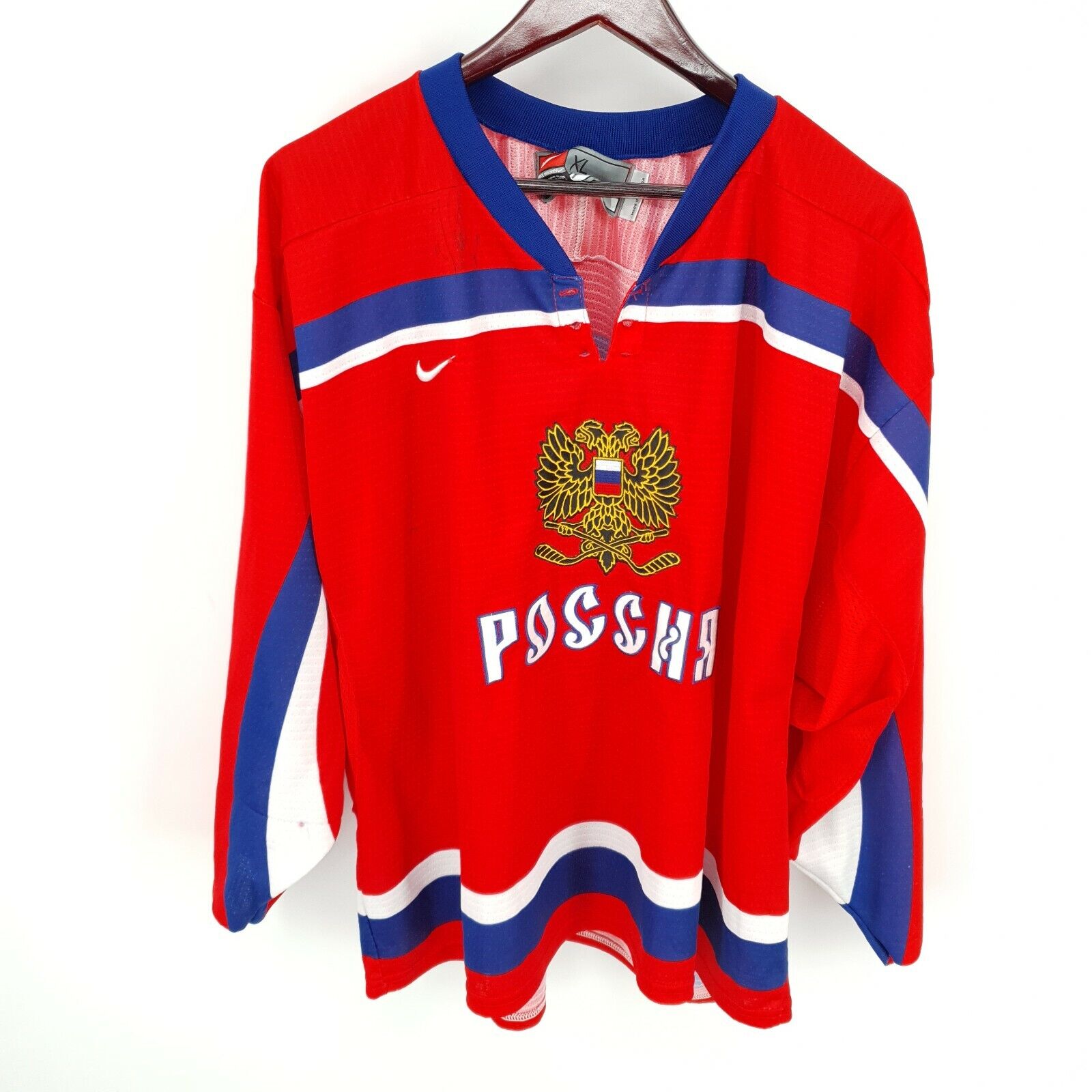 Nike Russia Olympic Hockey Jersey Size Small 