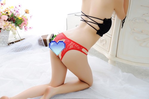 Plus Size 8-16 Lace Sexy Thong Briefs Panties G-String Lingerie Open Crotch Pink - Picture 30 of 64