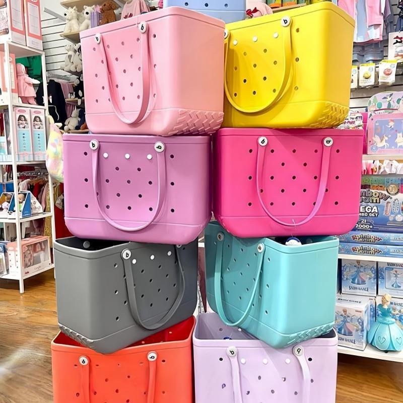 EVA Waterproof Beach Tote Bag – M/L/XL Travel, Shopping, Shoulder Bag