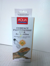 Aqua Culture Compact Fluorescent Bulb For Reptiles Provides UVB Rays 13 Watt