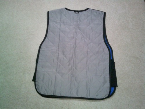 NWOT Tenacious Ergodyne Cooling Vest Medium Gray Work Gear Chill-ITS 665 - Picture 2 of 7