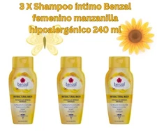 3 X Shampoo íntimo Benzal femenino manzanilla hipoalergénico 240 ml