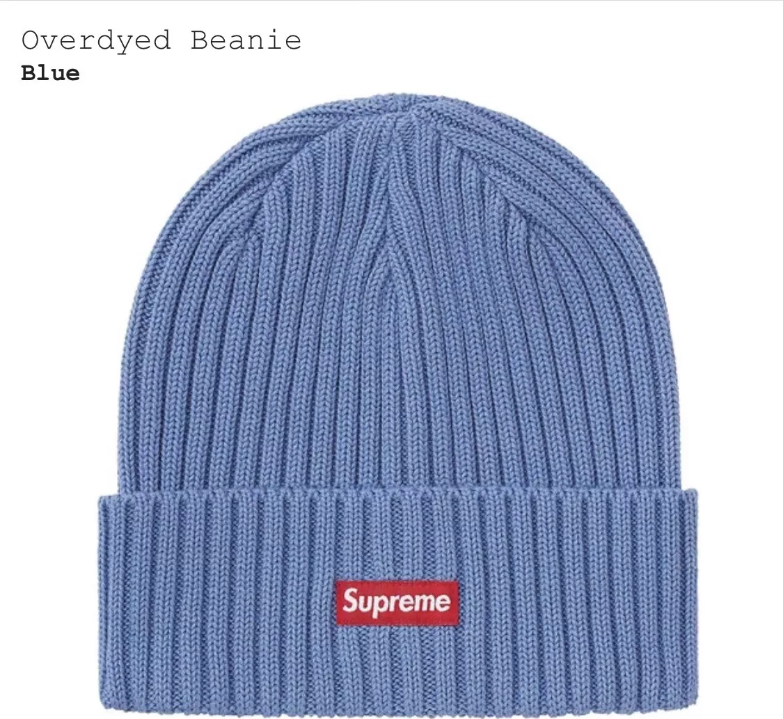 Supreme Overdyed Beanie•Blue•New With Tags