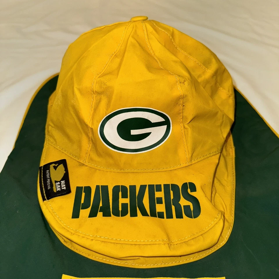 Vintage Green Bay Packers Monday Night MNF Hat Sak NFL Back Pack Bag 15x11x4 - Image 2 of 4