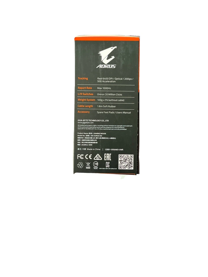 AORUS Gaming Mouse AORUS M3 RGB Fusion 2.0 - Gigabyte GM-AORUS M3 free shipping - Image 3 of 3