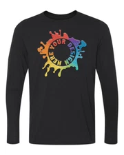 Personalized Long Sleeve Shirts, Custom T-Shirts Design your 100% polyester