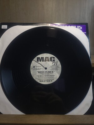MAC Boss Clique 12'' Single vinyl LP Master P NM Priority Records 1998 No Limit